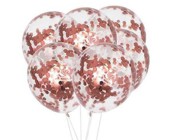 10 Pcs Confetti Balloons Pack For Birthday Decoration