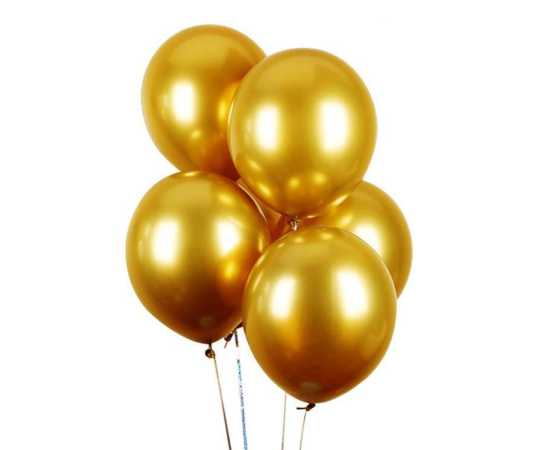 10 PCS Of Chrome Metallic Balloons Set For Wedding & Parties
