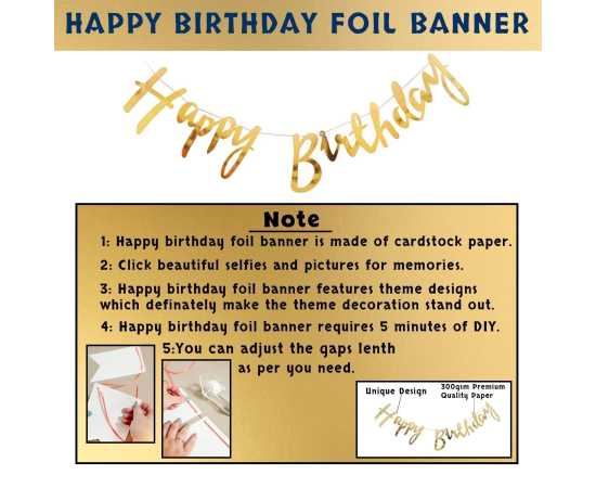 Blue & White Birthday Party Decoration Balloon Set