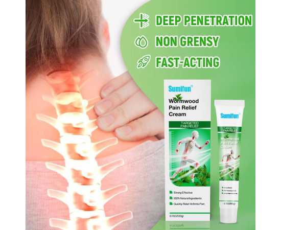Sumifun Wormwood Joint & Arthritis Pain Relief Cream