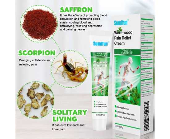 Sumifun Wormwood Joint & Arthritis Pain Relief Cream