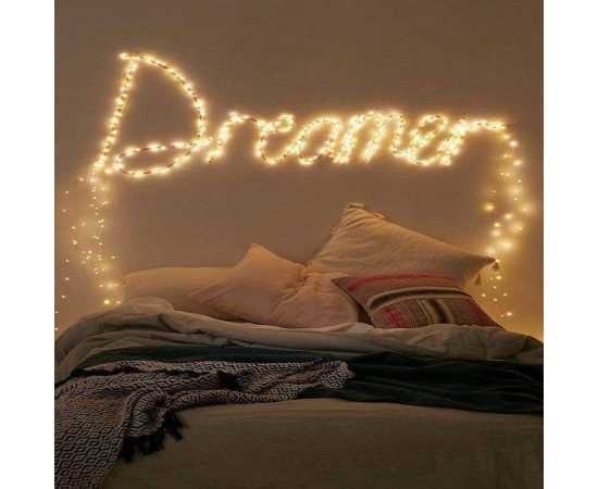 20 Feet Golden Fairy Light String - 220V