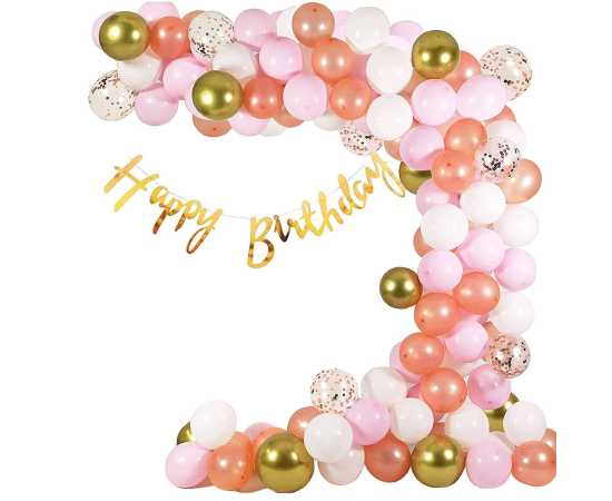 Enhancing Birthday Theme Confetti Balloons Set