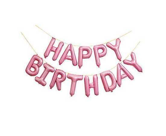 Pink Theme Birthday Decoration Balloons & Fairy Light SetPink Theme Birthday Decoration Balloons & Fairy Light Set