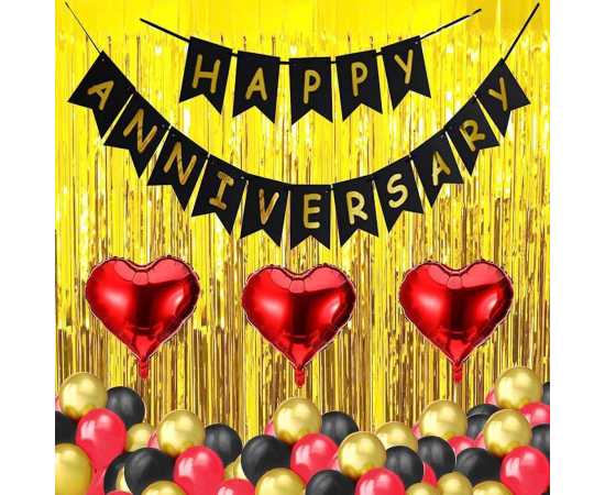 Anniversary Decoration For Home Kit With Balloons