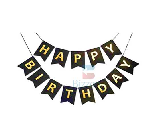 Red & Black Theme Happy Birthday Party Decoration Balloons Set