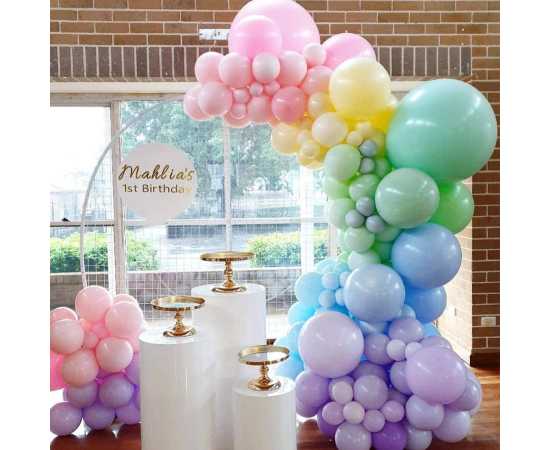 25 PCS Pastel Balloons For Birthday & Party Decoration25 PCS Pastel Balloons For Birthday & Party Decoration