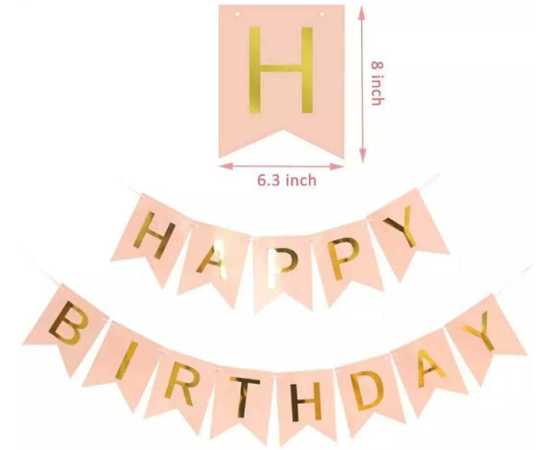 Rose Gold Balloons Theme For Birthday Party Decorations