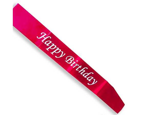 Birthday Girl Satin Ribbon Sash