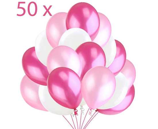 Beautiful Golden & Pink Birthday Decoration Set For Girls & Babies