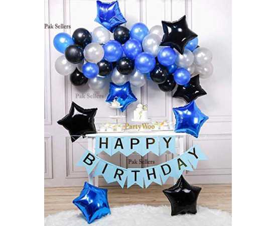 49 PCS Birthday Theme Balloons Package Party