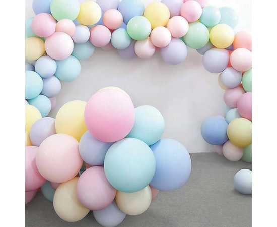 Multi Color 10 Pieces Set Premium Macron Balloons