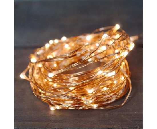 20 Feet Golden Fairy Light String - 220V