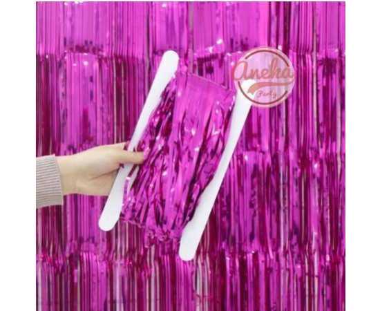 Black Banner And Pink Happy Birthday Theme Balloons Set