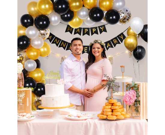 Happy Anniversary Home Decoration Balloons Set