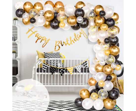 Beautiful Multi Color Happy Birthday Theme Balloon Set