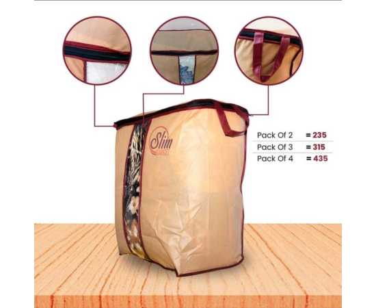 Home Square Storage Utility Box Fabric Cube Organizer Cloth Basket Bag