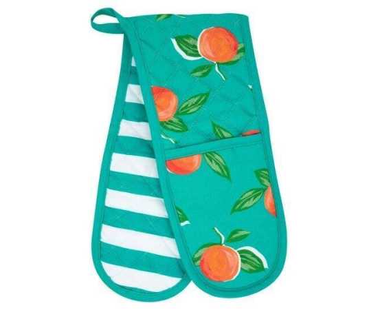 Kitchen BBQ Double Oven Mitts Gloves - 1 Pc