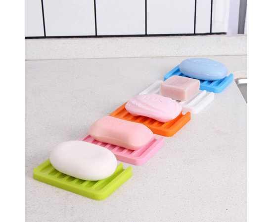 Flexible Silicone Soap Holder For Bathroom - 1-Piece