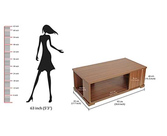 Noel Rectangular Shape Coffee Table Centre Table