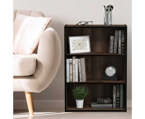 3-Tier Multipurpose Open Book Rack Book Shelf