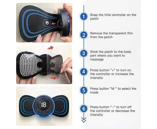 EMS Electric Foot Massager With Free Ems Mini Neck Massager