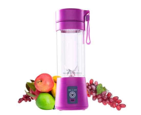 USB Rechargeable 6 Blades Juicer Blender Machine