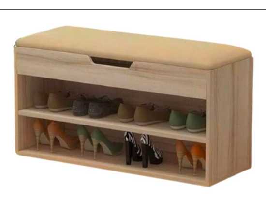 Entrance 2 Tiers Shoe Rack Shoe Cabinet Shoe Storage Bench