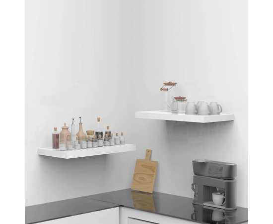 Set Of 2 Medium ( 16 Inch X 5 Inch) Adorable Floating Wall Shelves