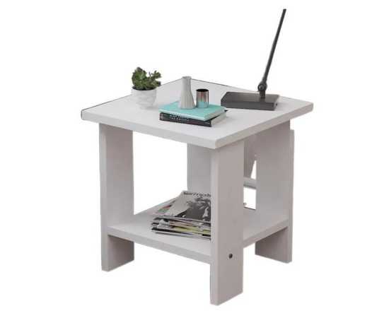 Nordic Style Sofa Corner Bedroom Nightstand Coffee Table (Size: 20" X 20" X 18")