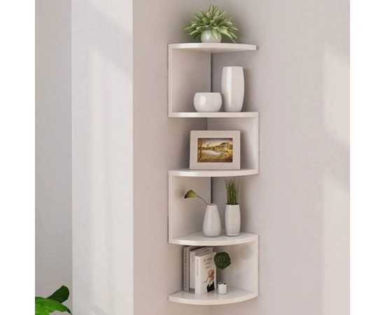 Marvelous 5 Layer Wall Mounted Corner Storage