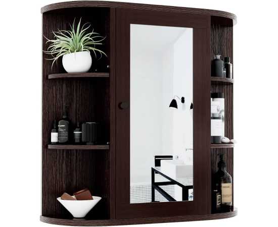 Amazing Bathroom Wall Cabinet With 1 Mirror Door