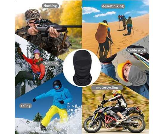 Summer Winter Face Mask Balaclava Motorcycle Thermal Full Face Mask  - 1 Piece