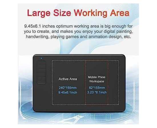 G12 Master Digital Graphic Drawing & Writing Tablet