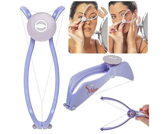 Slique Eyebrow Face And Body Hair Threading Tweezers Removal