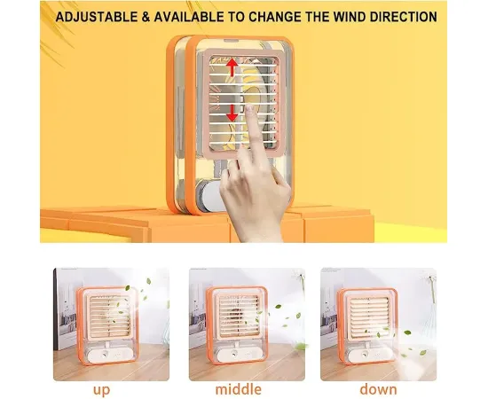 Portable Desktop Air Conditioner USB Mini Air Cooler Fan