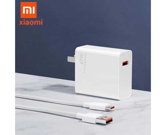 67W Turbo Charger With USB Type-C Cable