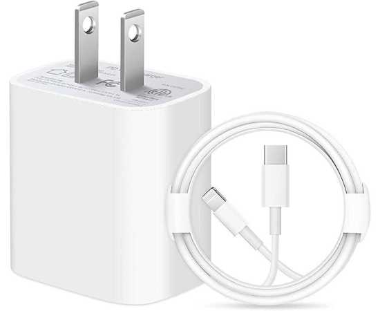 20W USB‑C Power Adapter Charger with PD cable