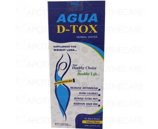 AGUA D-TOX Packing: 1000ml (1 liter)