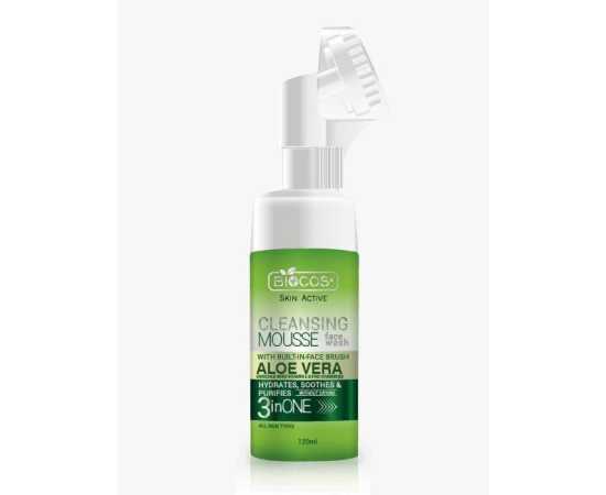 Biocos FaceWash Mousse Aloe Vera - 120ml