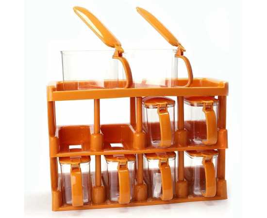 8 In 1 Glaxy Spices Storage Organizer Masala Rack