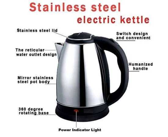 National Electric Kettle With Stainless Steel Body