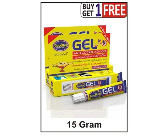 GOODBYE ANTI COCKROACH  GEL 15GM BUY ONE GET ONE FREE