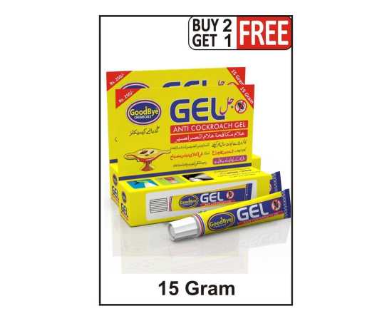 GoodBye Anti Cockroach Gel 15GM (Buy 2 Get One Free)
