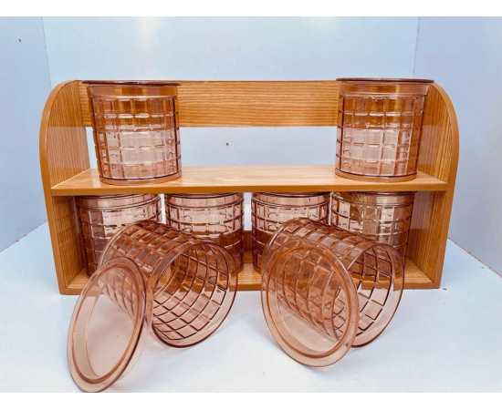 Glaxy Spices Storage Organizer Jars Masala Rack