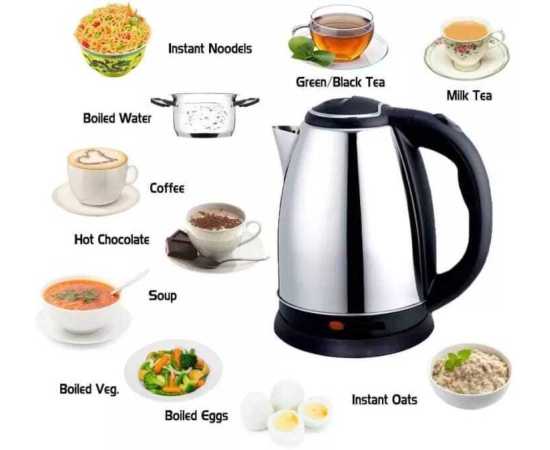 National Electric Kettle With Stainless Steel Body