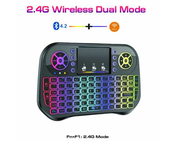 ENRG Bluetooth Dual Connection 2.4GHz Wireless Keyboard