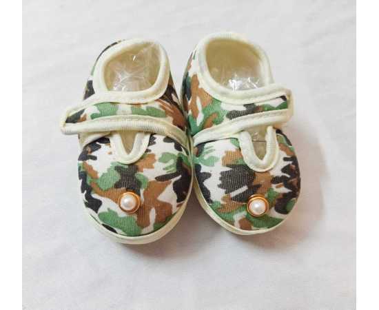 New Born Baby Army Small Shoes - 1 PairNew Born Baby Army Small Shoes - 1 Pair