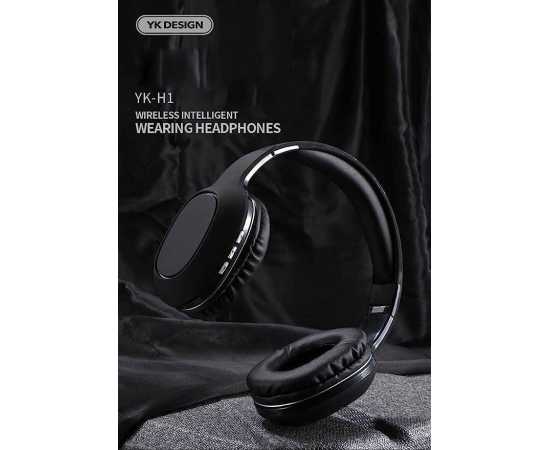 HKT YK-H1 Wireless Bluetooth 5.0 Headphone - Black