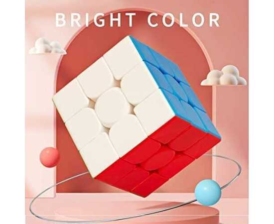 Magic Speed Cube 3x3 Sticker less Puzzle Toys